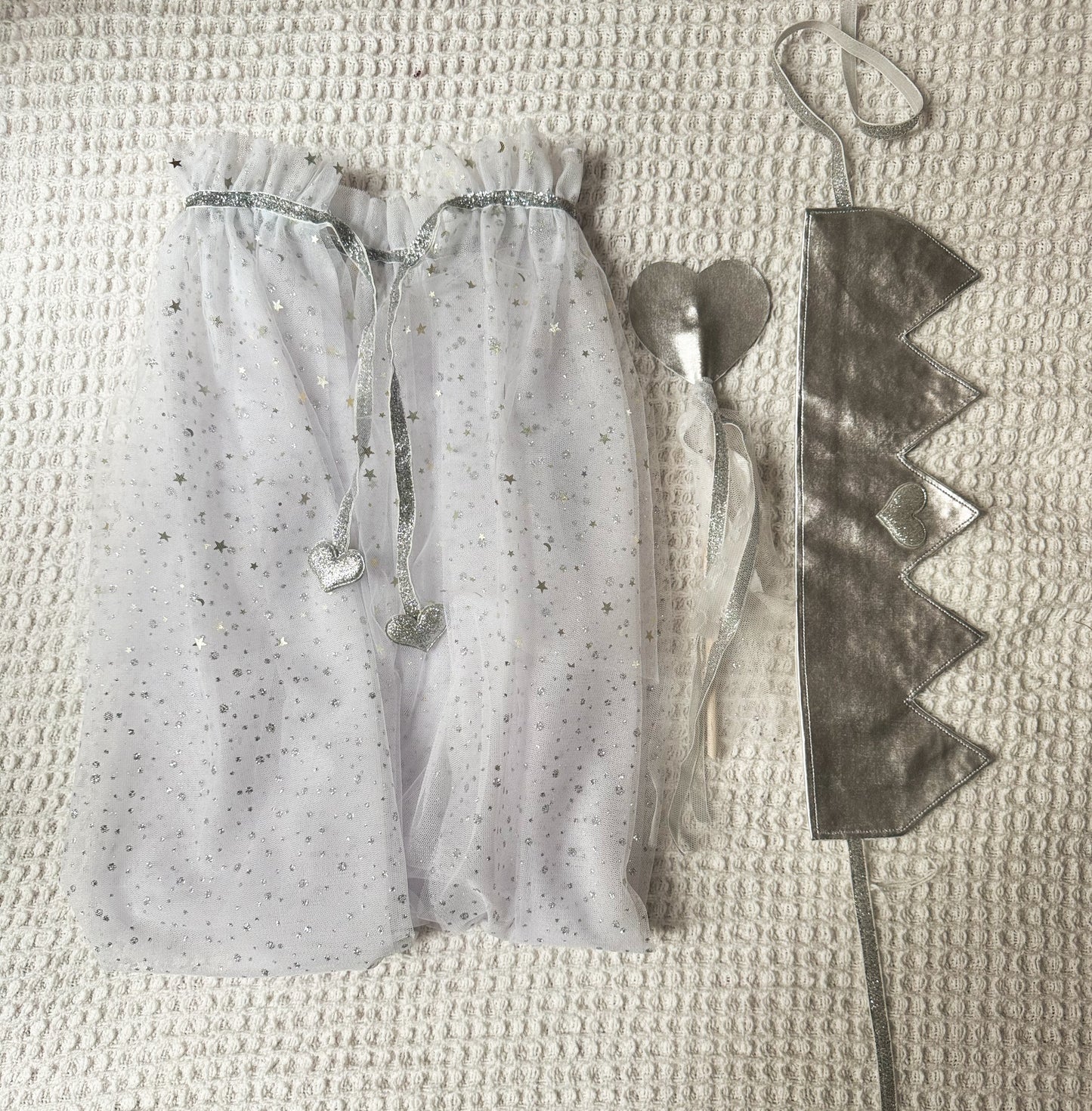 Set Capa Tul + corona + varita