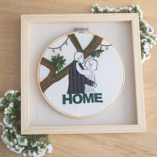 Retrato artístico lineal