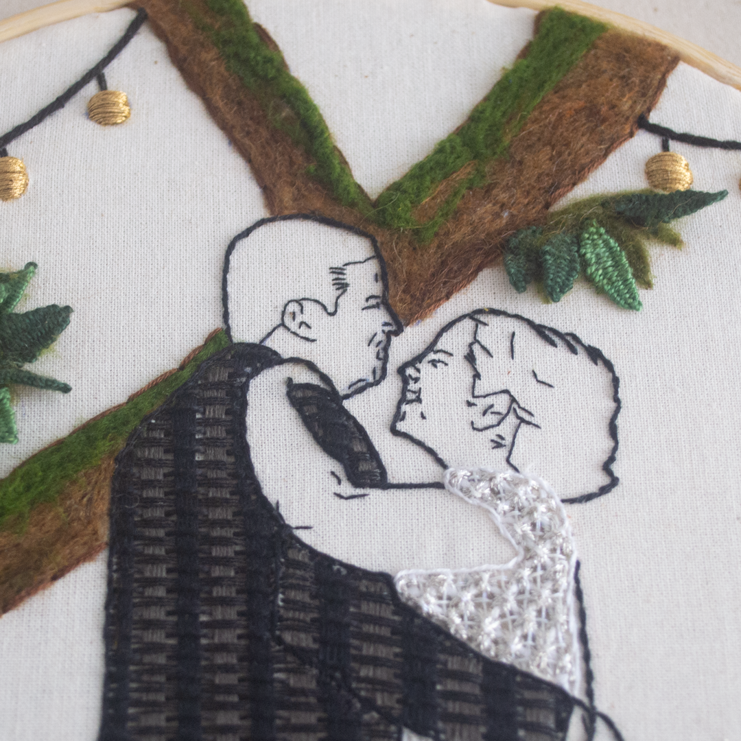 Retrato artístico lineal