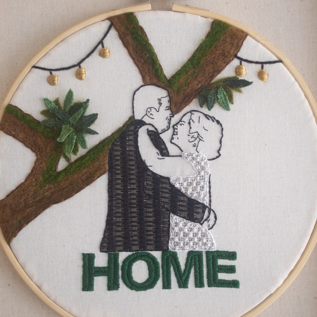 Retrato artístico lineal