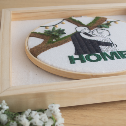 Retrato artístico lineal