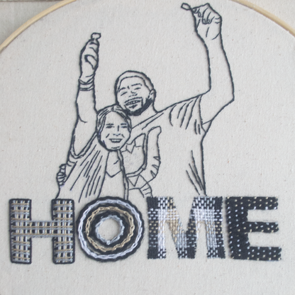 Retrato artístico lineal